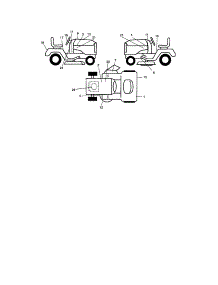 Decals parts for Craftsman Front-Engine Lawn Tractor 917274630 from AppliancePartsPros.com