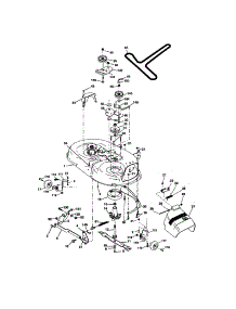 Mower Deck parts for Craftsman Front-Engine Lawn Tractor 917274632 from AppliancePartsPros.com