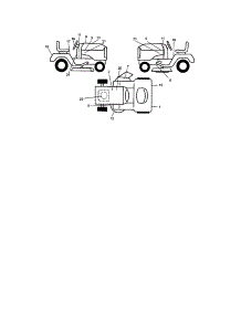 Decals parts for Craftsman Front-Engine Lawn Tractor 917274650 from AppliancePartsPros.com