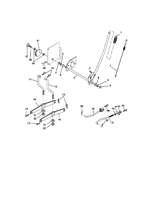 Lift Assembly parts for Craftsman Front-Engine Lawn Tractor 917274660 from AppliancePartsPros.com