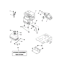 Engine parts for Craftsman Front-Engine Lawn Tractor 917274750 from AppliancePartsPros.com