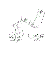 Lift Assembly parts for Craftsman Front-Engine Lawn Tractor 917274751 from AppliancePartsPros.com