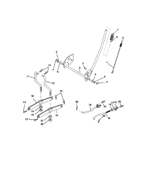 Lift Assembly parts for Craftsman Front-Engine Lawn Tractor 917274760 from AppliancePartsPros.com