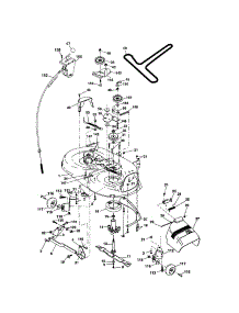 Mower Deck parts for Craftsman Front-Engine Lawn Tractor 917274760 from AppliancePartsPros.com