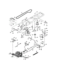 Ground Drive parts for Craftsman Front-Engine Lawn Tractor 917274761 from AppliancePartsPros.com