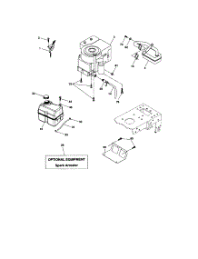 Engine parts for Craftsman Front-Engine Lawn Tractor 917274762 from AppliancePartsPros.com