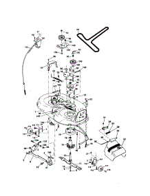 Mower Deck parts for Craftsman Front-Engine Lawn Tractor 917274811 from AppliancePartsPros.com
