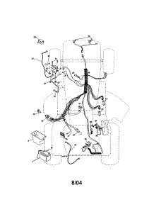 Electrical parts for Craftsman Front-Engine Lawn Tractor 917274820 from AppliancePartsPros.com