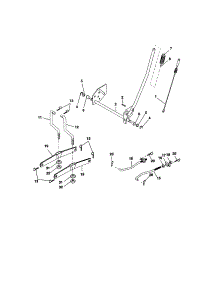 Lift Assembly parts for Craftsman Front-Engine Lawn Tractor 917274821 from AppliancePartsPros.com