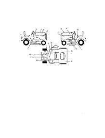 Decals parts for Craftsman Front-Engine Lawn Tractor 917274950 from AppliancePartsPros.com