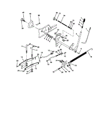 Lift Assembly parts for Craftsman Front-Engine Lawn Tractor 917274950 from AppliancePartsPros.com