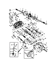 Transaxle parts for Craftsman Front-Engine Lawn Tractor 917274950 from AppliancePartsPros.com