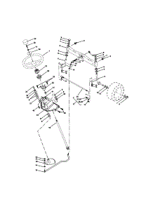 Steering Assembly parts for Craftsman Front-Engine Lawn Tractor 917274951 from AppliancePartsPros.com