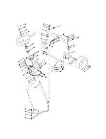 Steering Assembly parts for Craftsman Front-Engine Lawn Tractor 917274953 from AppliancePartsPros.com