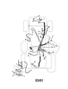 Electrical parts for Craftsman Front-Engine Lawn Tractor 917274960 from AppliancePartsPros.com