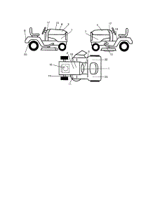 Decals parts for Craftsman Front-Engine Lawn Tractor 917274960 from AppliancePartsPros.com