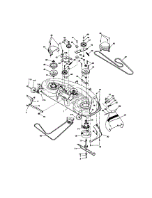 Mower Deck parts for Craftsman Front-Engine Lawn Tractor 917274960 from AppliancePartsPros.com