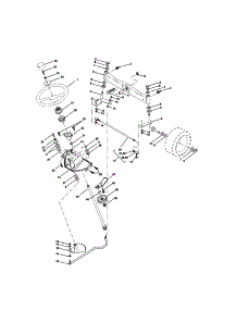 Steering parts for Craftsman Front-Engine Lawn Tractor 917274961 from AppliancePartsPros.com