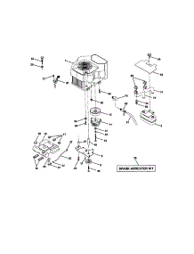 Engine parts for Craftsman Front-Engine Lawn Tractor 917274961 from AppliancePartsPros.com