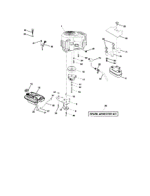 Engine parts for Craftsman Front-Engine Lawn Tractor 917274970 from AppliancePartsPros.com