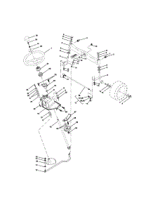 Steering Assembly parts for Craftsman Front-Engine Lawn Tractor 917274980 from AppliancePartsPros.com
