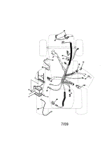 Electrical parts for Craftsman Front-Engine Lawn Tractor 917274990 from AppliancePartsPros.com