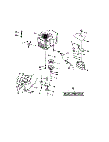 Engine parts for Craftsman Front-Engine Lawn Tractor 917274990 from AppliancePartsPros.com
