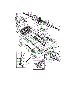 Transaxle parts for Craftsman Front-Engine Lawn Tractor 917274990 from AppliancePartsPros.com