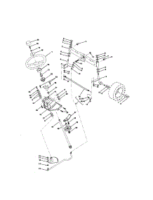 Steering parts for Craftsman Front-Engine Lawn Tractor 917275000 from AppliancePartsPros.com