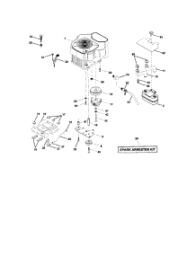 Engine parts for Craftsman Front-Engine Lawn Tractor 917275011 from AppliancePartsPros.com