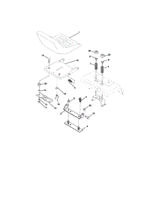 Seat Assembly parts for Craftsman Front-Engine Lawn Tractor 917275012 from AppliancePartsPros.com