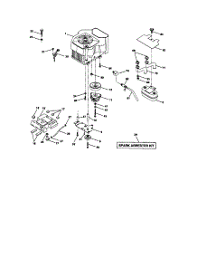 Engine parts for Craftsman Front-Engine Lawn Tractor 917275021 from AppliancePartsPros.com