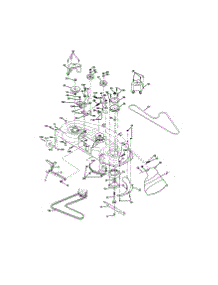 Mower Deck parts for Craftsman Front-Engine Lawn Tractor 917275022 from AppliancePartsPros.com