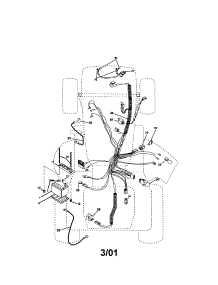 Electrical parts for Craftsman Front-Engine Lawn Tractor 917275030 from AppliancePartsPros.com