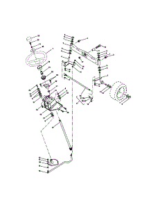 Steering Assembly parts for Craftsman Front-Engine Lawn Tractor 917275030 from AppliancePartsPros.com