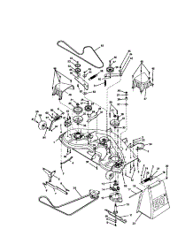 Mower Deck parts for Craftsman Front-Engine Lawn Tractor 917275030 from AppliancePartsPros.com