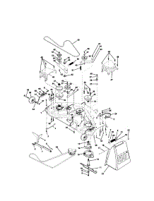Mower Deck parts for Craftsman Front-Engine Lawn Tractor 917275031 from AppliancePartsPros.com