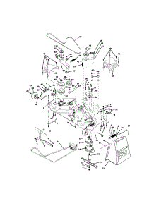 Mower Deck parts for Craftsman Front-Engine Lawn Tractor 917275032 from AppliancePartsPros.com