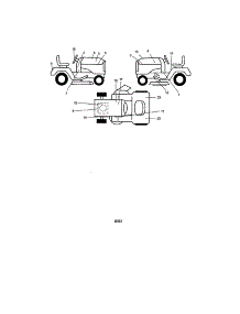 Decals parts for Craftsman Front-Engine Lawn Tractor 917275033 from AppliancePartsPros.com