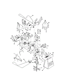 Mower Deck parts for Craftsman Front-Engine Lawn Tractor 917275033 from AppliancePartsPros.com