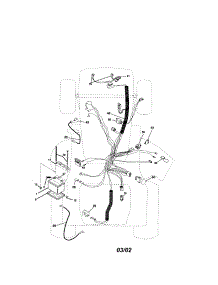 Electrical parts for Craftsman Front-Engine Lawn Tractor 917275034 from AppliancePartsPros.com