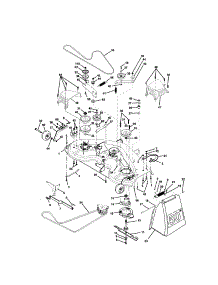 Mower Deck parts for Craftsman Front-Engine Lawn Tractor 917275034 from AppliancePartsPros.com