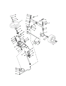 Steering parts for Craftsman Front-Engine Lawn Tractor 917275040 from AppliancePartsPros.com