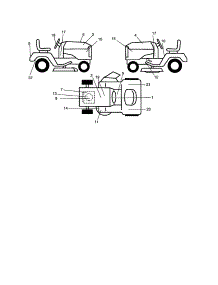 Decals parts for Craftsman Front-Engine Lawn Tractor 917275040 from AppliancePartsPros.com