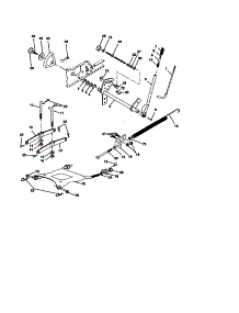 Lift Assembly parts for Craftsman Front-Engine Lawn Tractor 917275043 from AppliancePartsPros.com