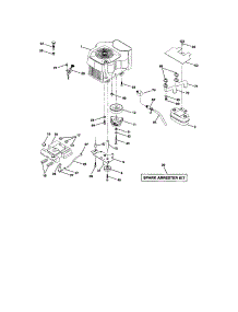 Engine parts for Craftsman Front-Engine Lawn Tractor 917275044 from AppliancePartsPros.com