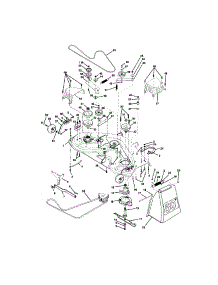 Mower Deck parts for Craftsman Front-Engine Lawn Tractor 917275044 from AppliancePartsPros.com