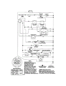 Schematic parts for Craftsman Front-Engine Lawn Tractor 917275180 from AppliancePartsPros.com