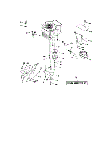 Engine parts for Craftsman Front-Engine Lawn Tractor 917275221 from AppliancePartsPros.com