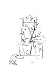 Electrical parts for Craftsman Front-Engine Lawn Tractor 917275222 from AppliancePartsPros.com